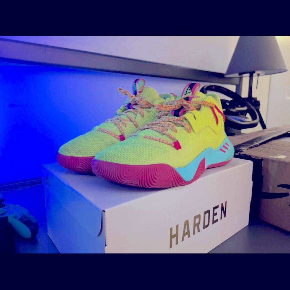adidas Originals Harden Shoes - Yellow and Pink